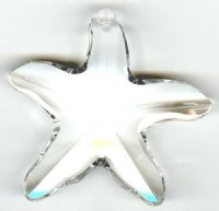 1 40mm Crystal Swarovski Starfish